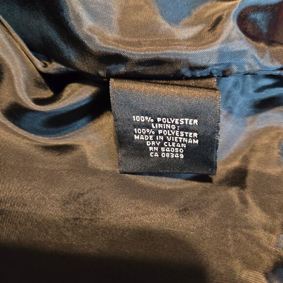 Kasper 14 Black 3 Button Women's Blazer Jacket Suit Coat Misses Size Large L - Picture 4 of 7